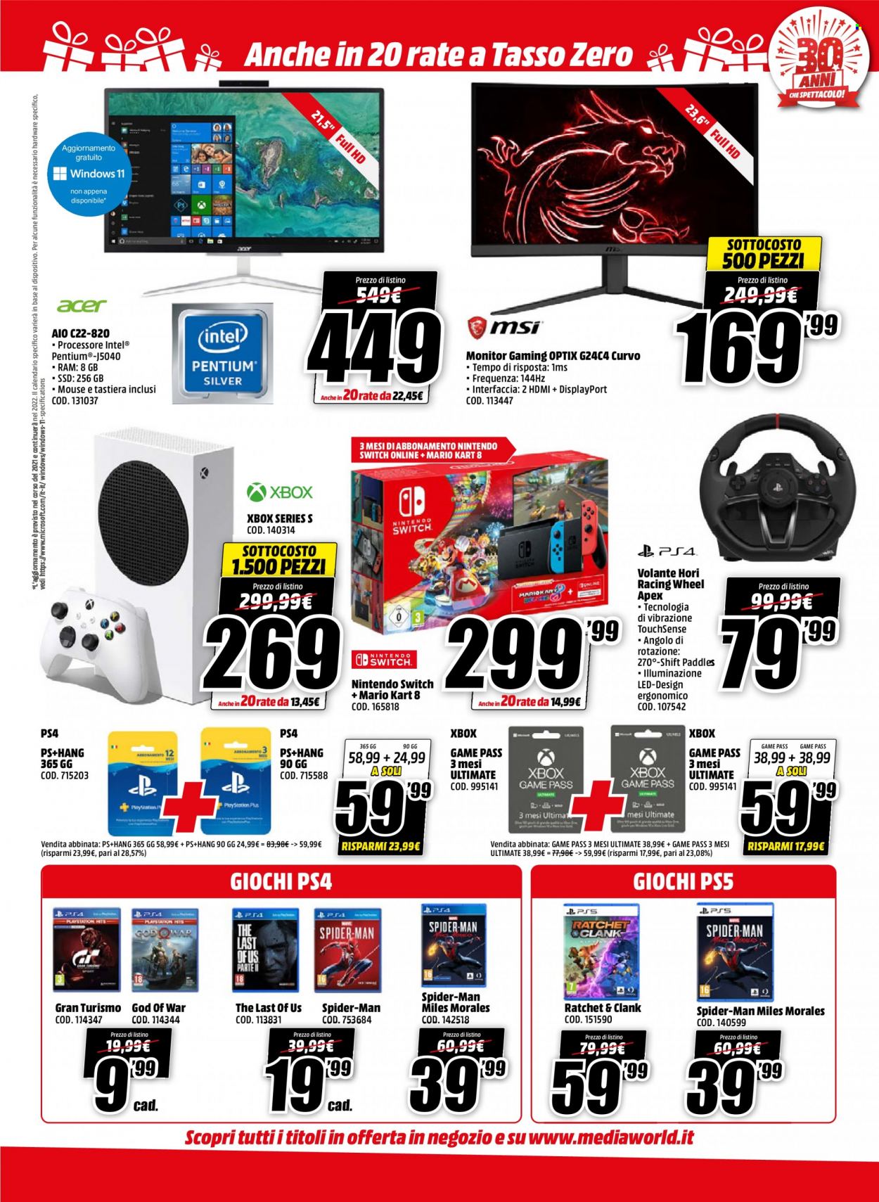 Volantino MediaWorld - 10/12/2021 - 19/12/2021. Pagina 7