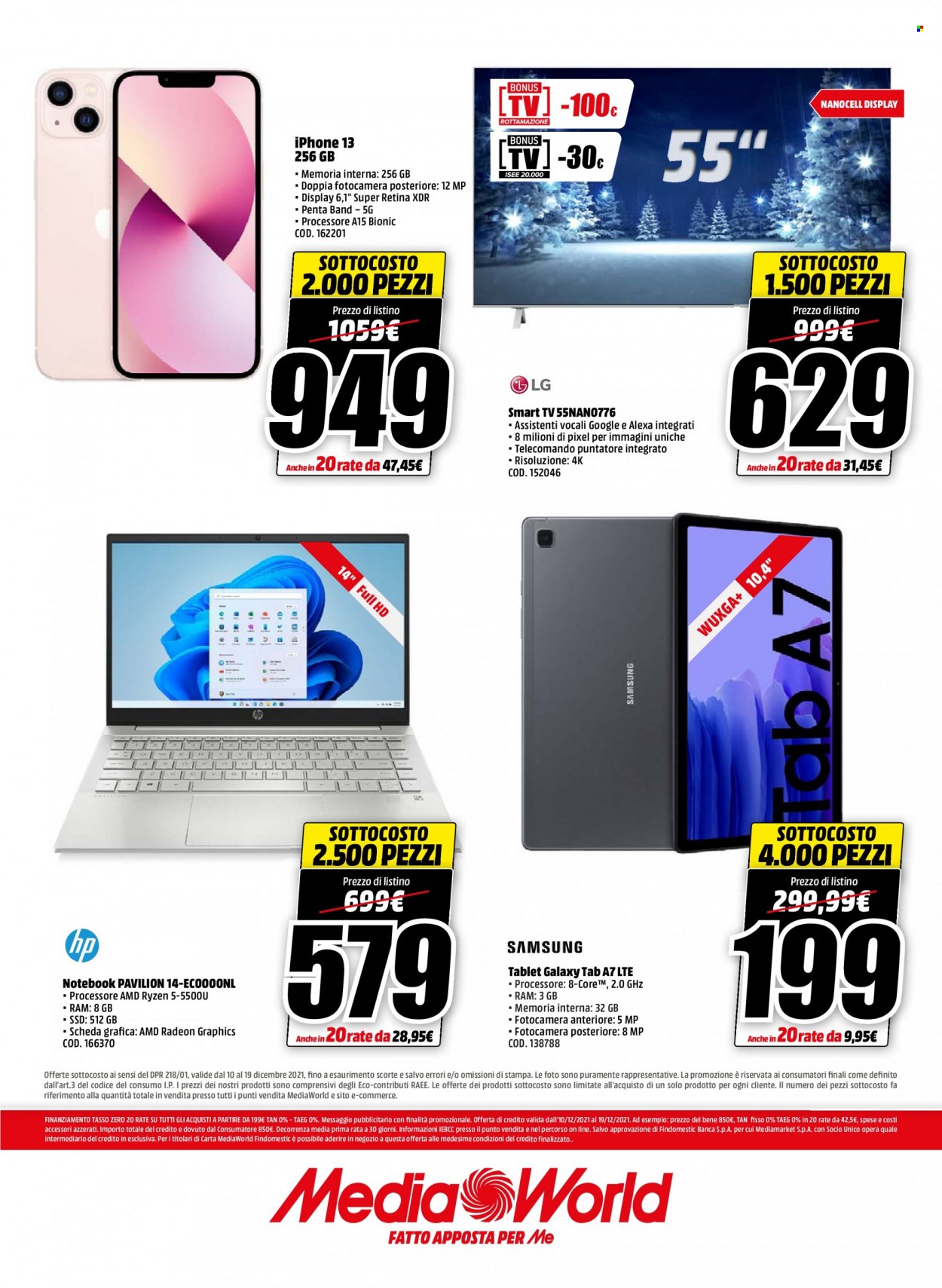 Volantino MediaWorld - 10/12/2021 - 19/12/2021. Pagina 16