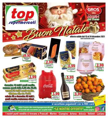 Volantino Top Supermercati - 13/12/2021 - 24/12/2021.