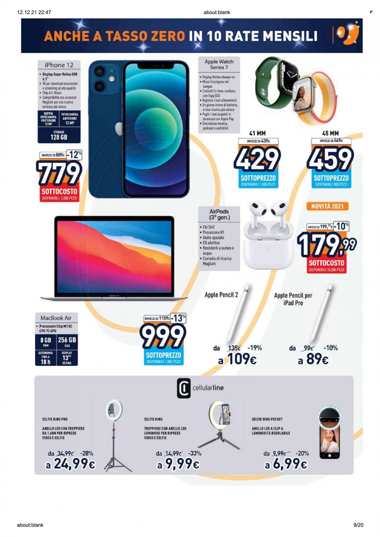 Volantino Unieuro - 10/12/2021 - 19/12/2021. Pagina 9