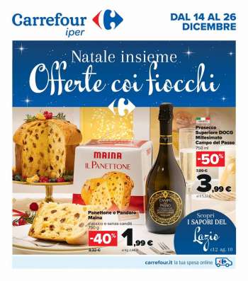 Volantino Carrefour - 14/12/2021 - 26/12/2021.