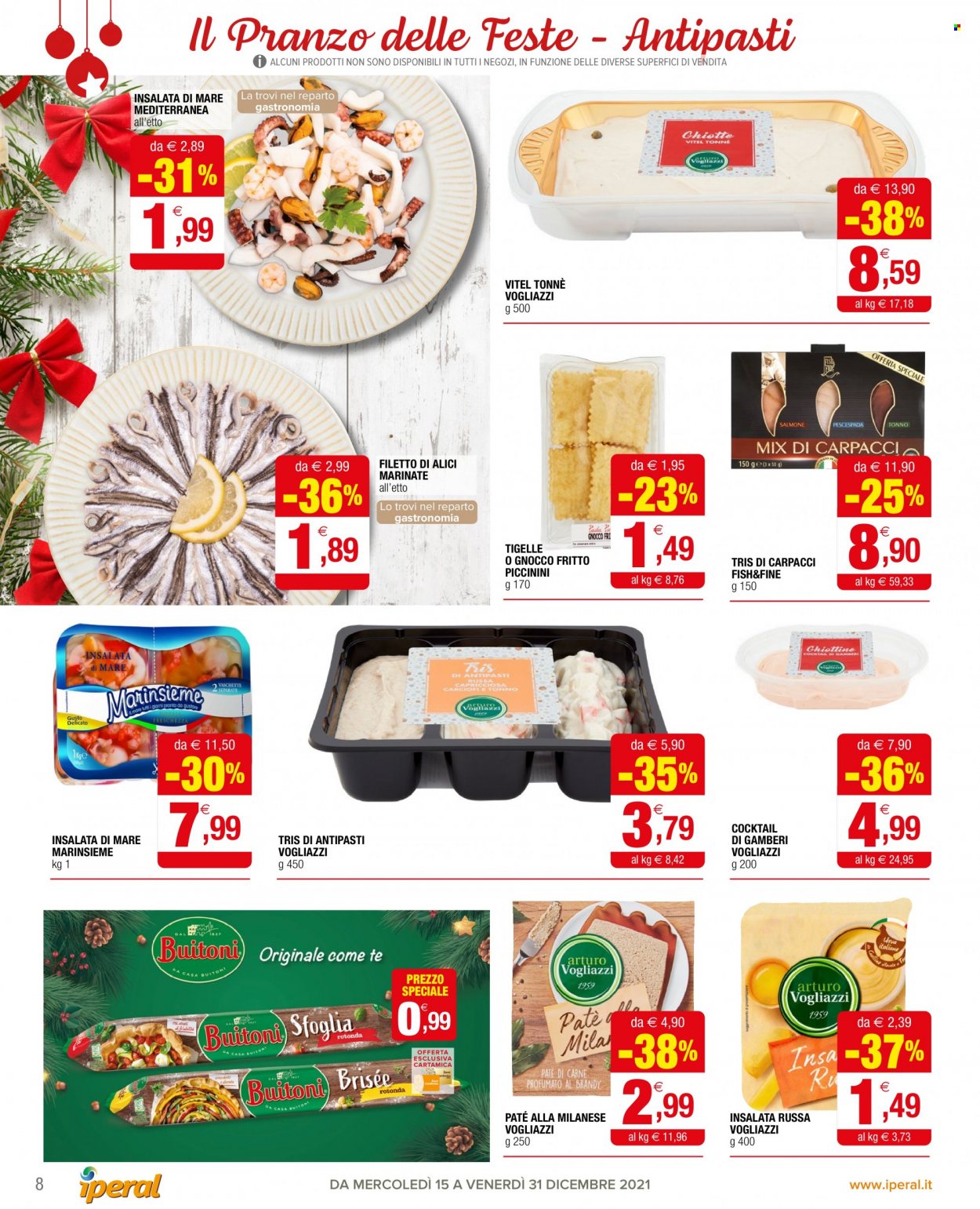 Volantino Iperal - 15/12/2021 - 31/12/2021. Pagina 8