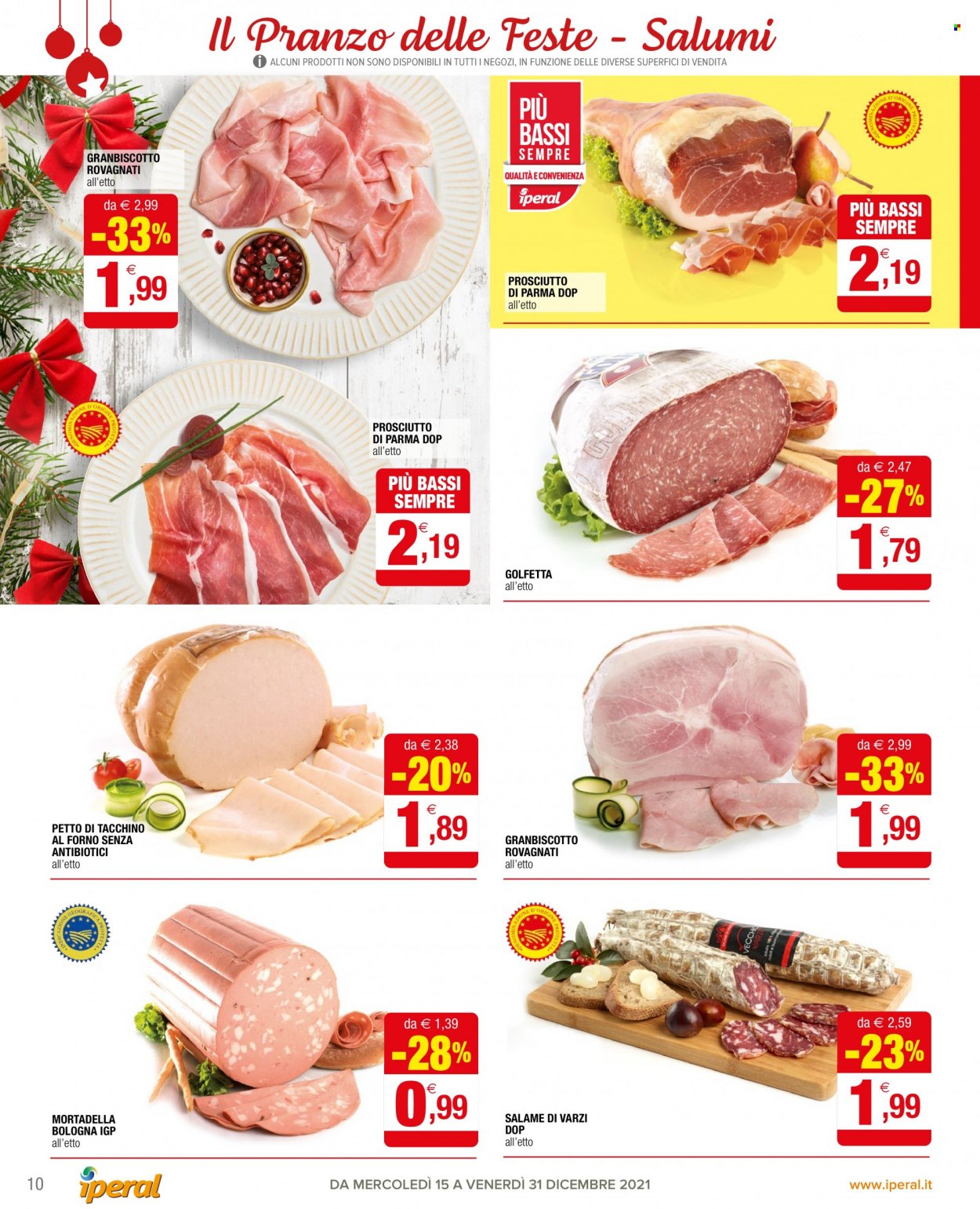 Volantino Iperal - 15/12/2021 - 31/12/2021. Pagina 10