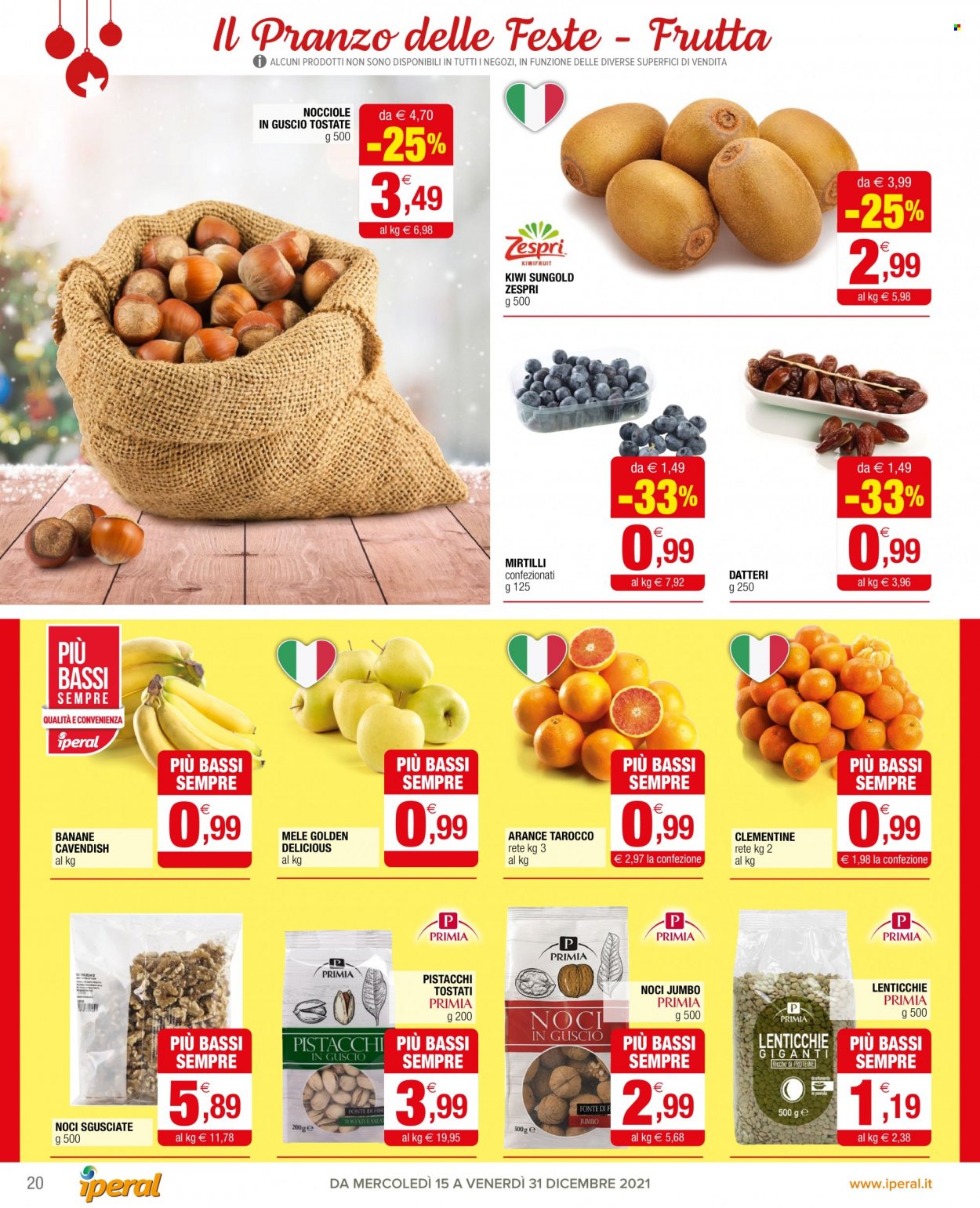 Volantino Iperal - 15/12/2021 - 31/12/2021. Pagina 20