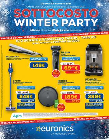 Volantino Euronics - 10/12/2021 - 24/12/2021.