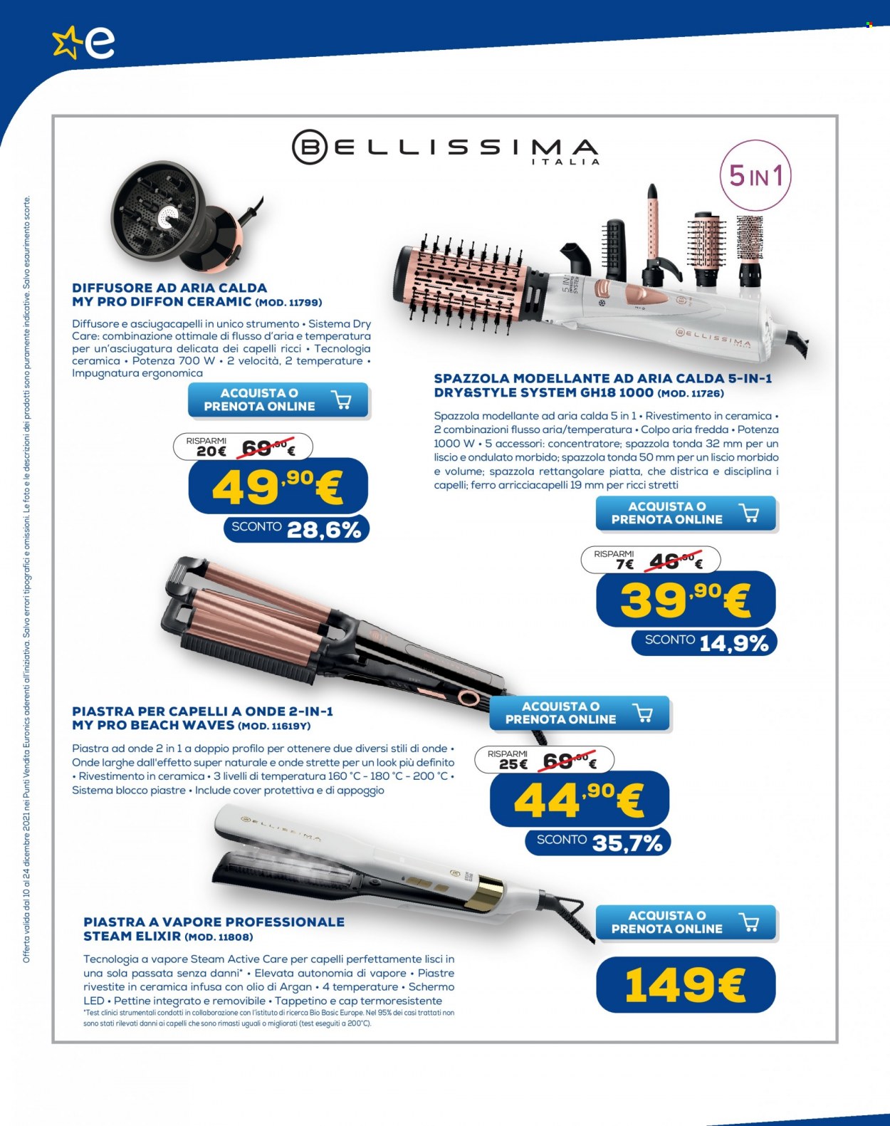Volantino Euronics - 10/12/2021 - 24/12/2021. Pagina 2