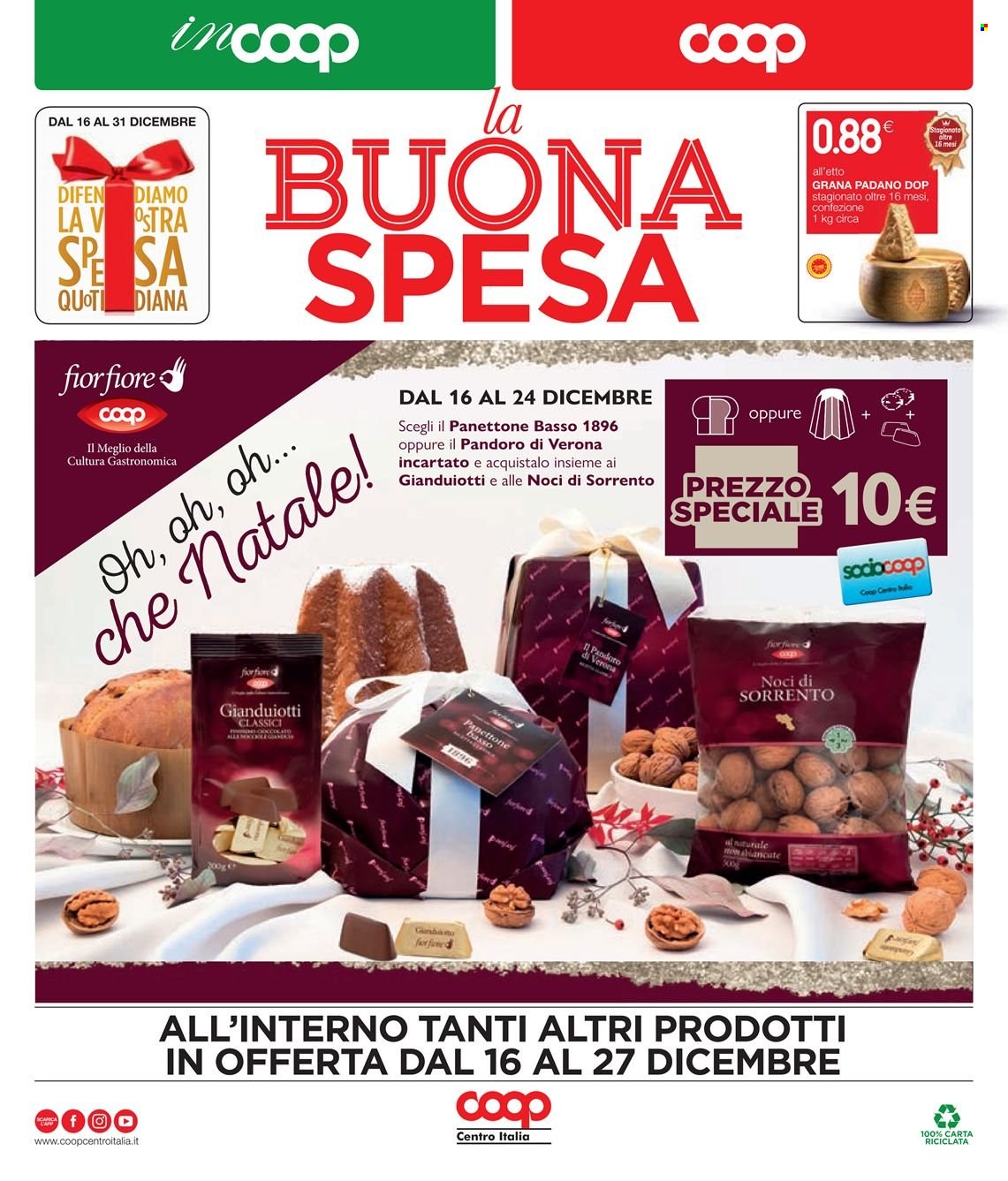 Volantino Coop - 16/12/2021 - 27/12/2021. Pagina 1