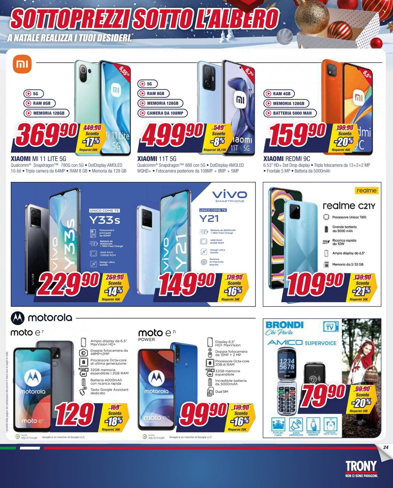 Volantino Trony - 16/12/2021 - 26/12/2021. Pagina 24