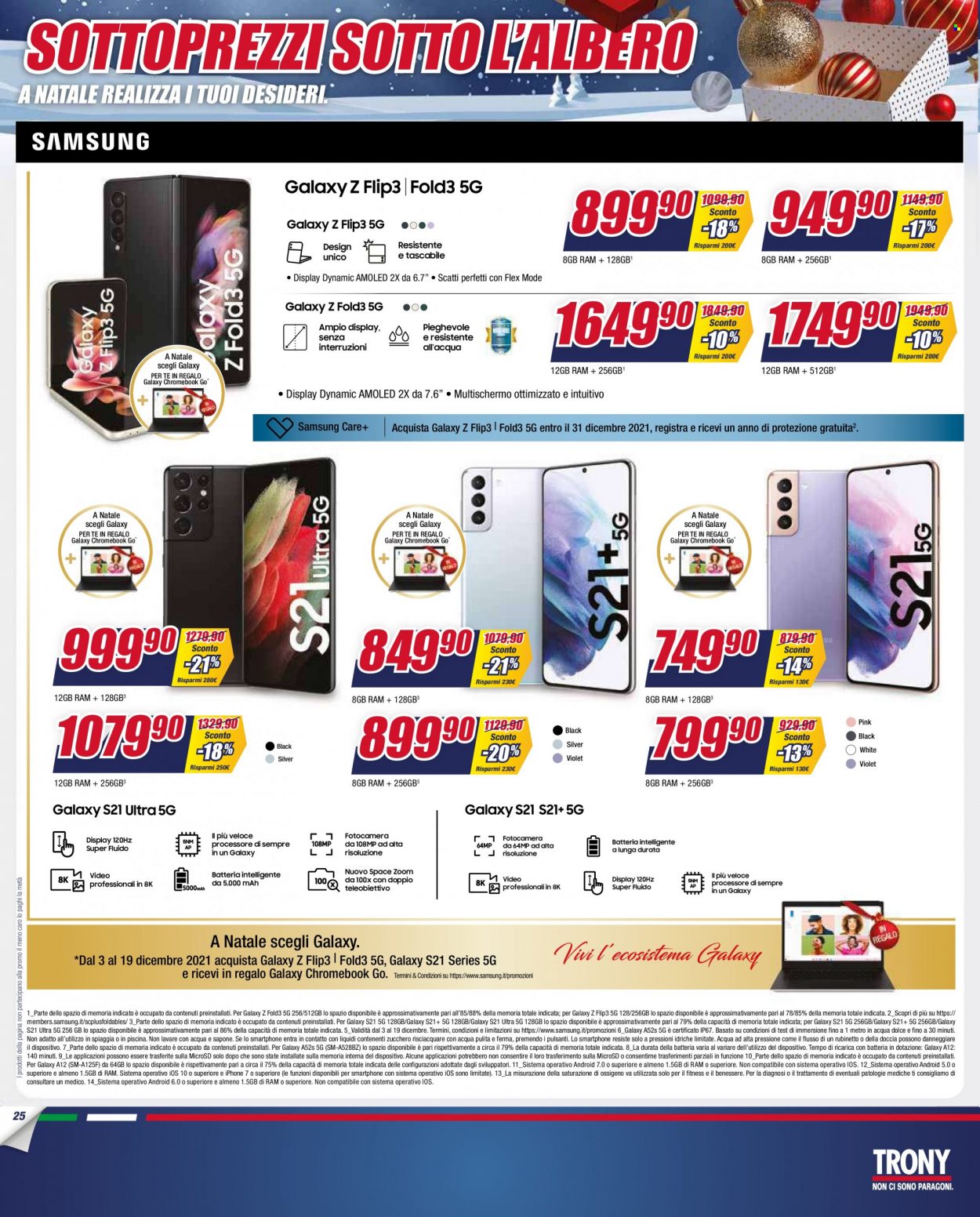 Volantino Trony - 16/12/2021 - 26/12/2021. Pagina 25
