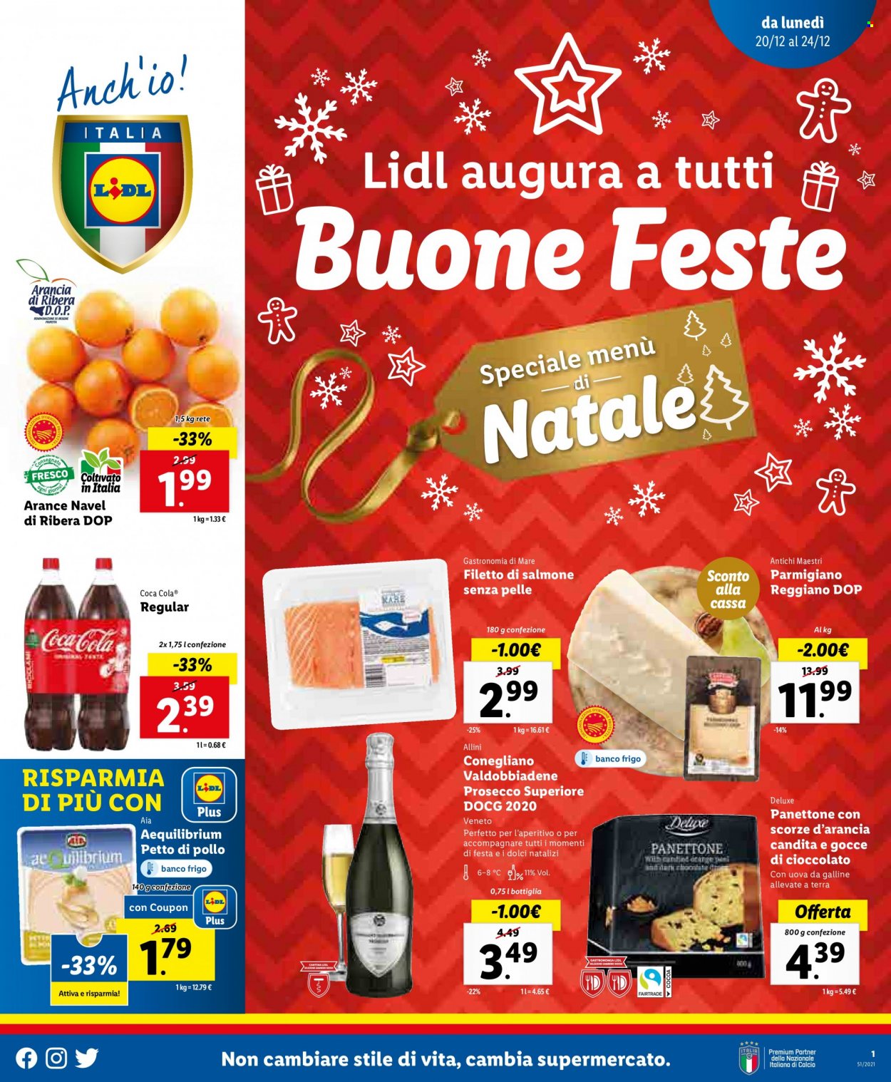 Volantino Lidl - 20/12/2021 - 24/12/2021. Pagina 1
