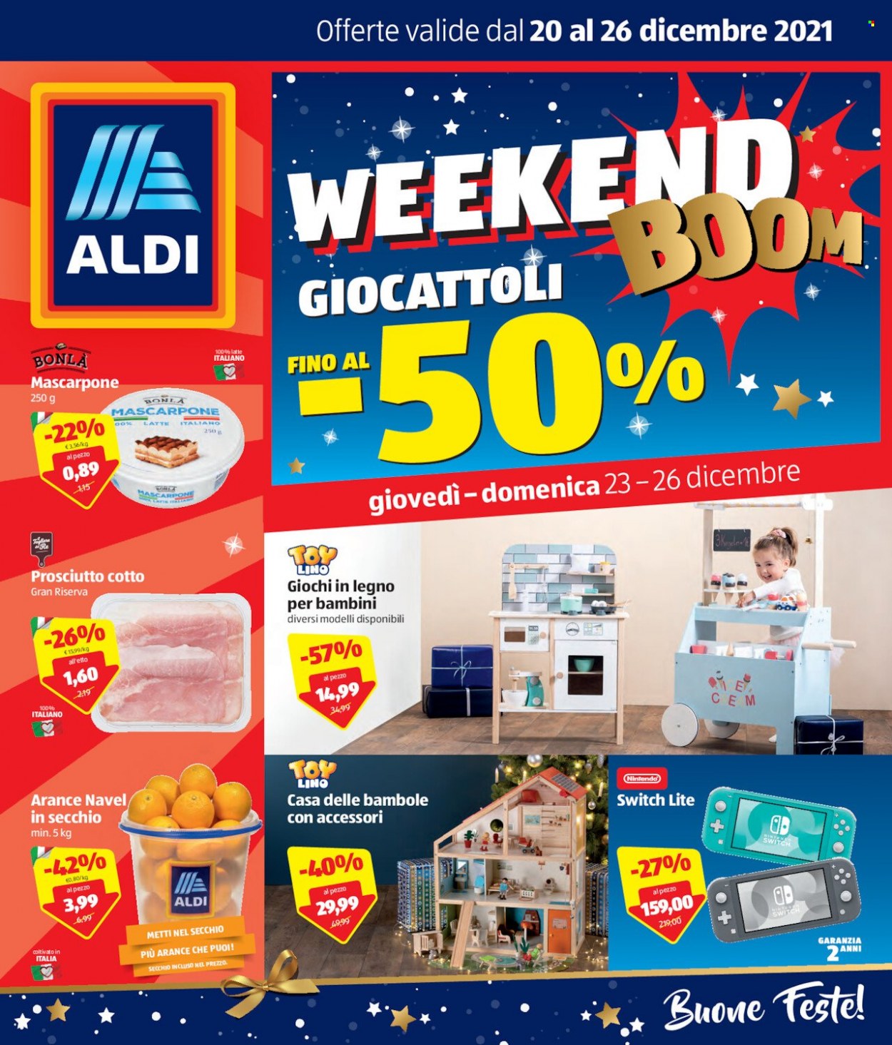Volantino Aldi - 20/12/2021 - 26/12/2021. Pagina 1
