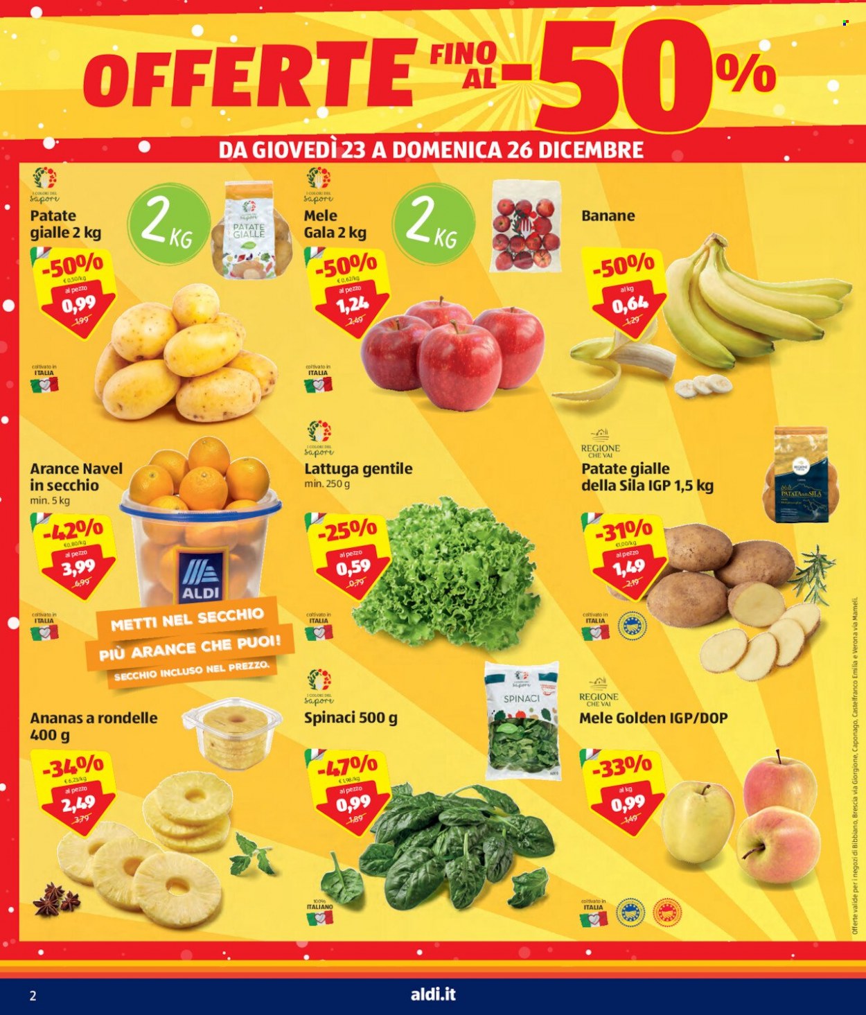 Volantino Aldi - 23/12/2021 - 2/1/2022. Pagina 2