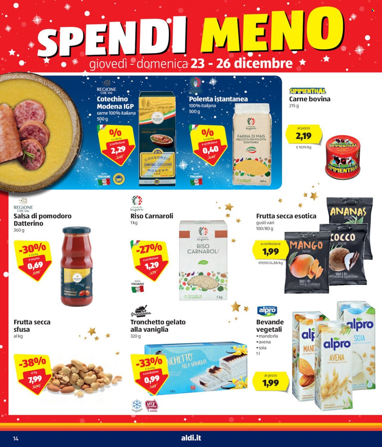 Volantino Aldi - 23/12/2021 - 2/1/2022. Pagina 14