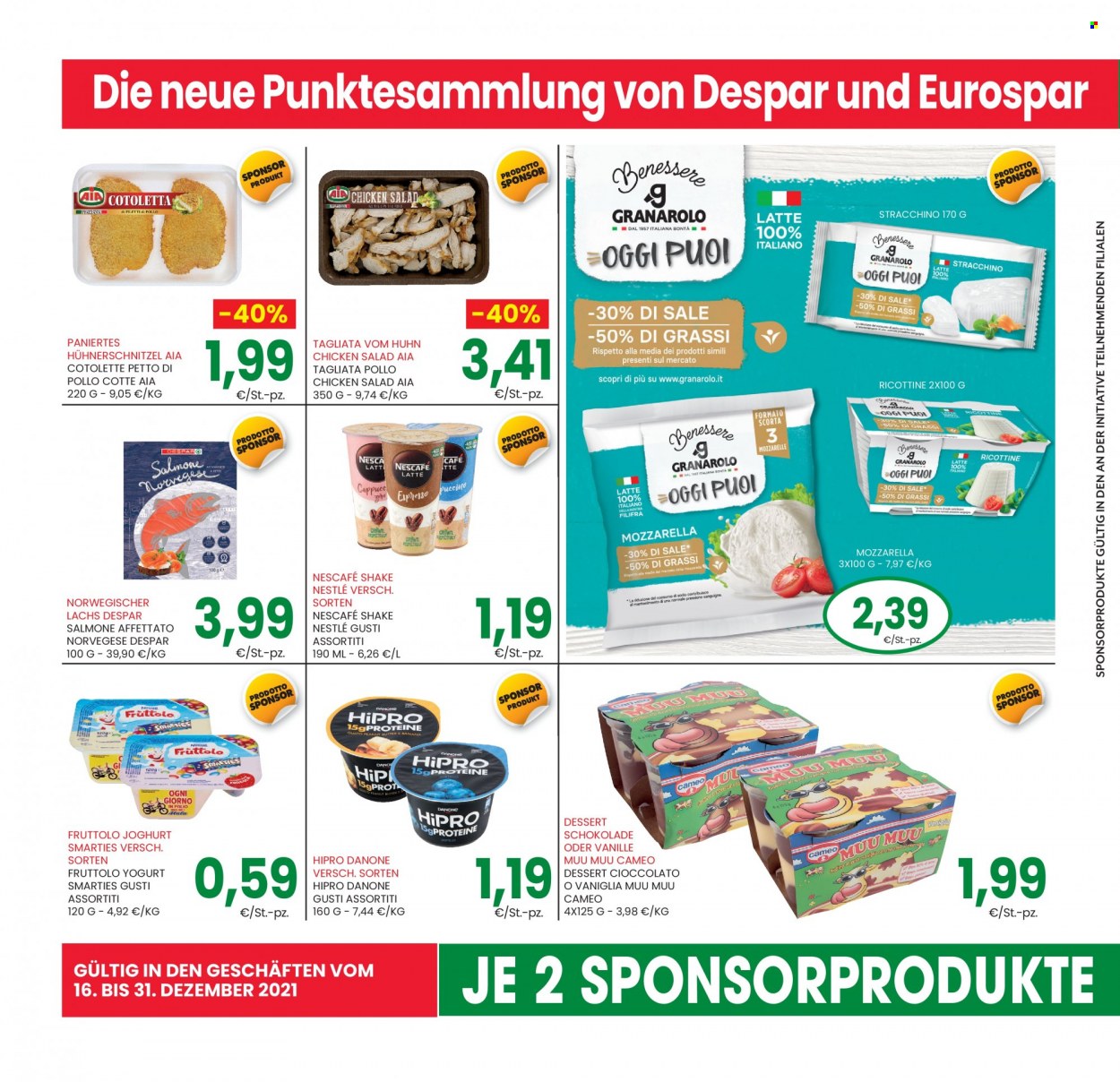 Leták Despar - 16.12.2021 - 31.12.2021. Strana 4