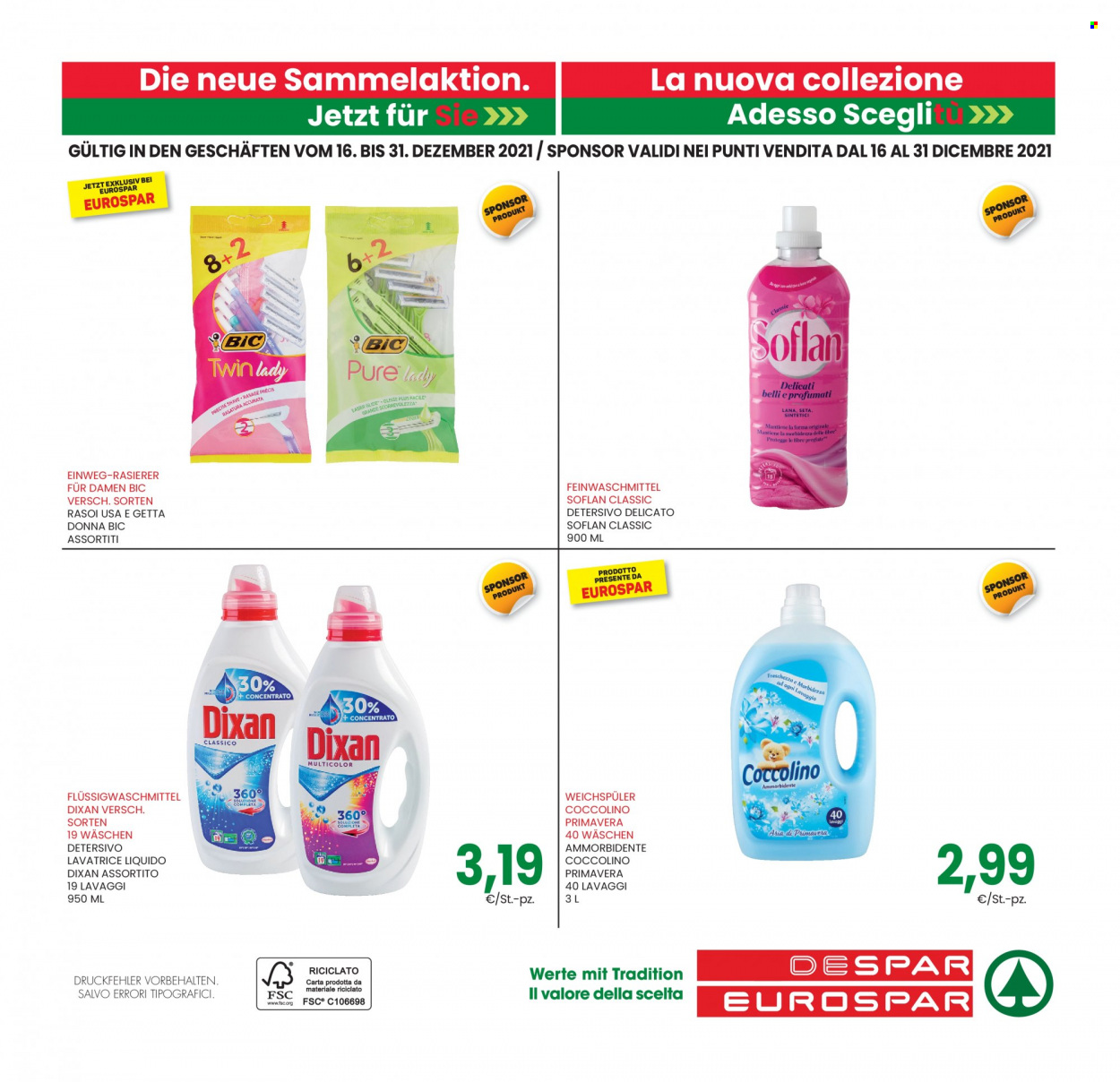 Volantino Despar - 16/12/2021 - 31/12/2021. Pagina 12