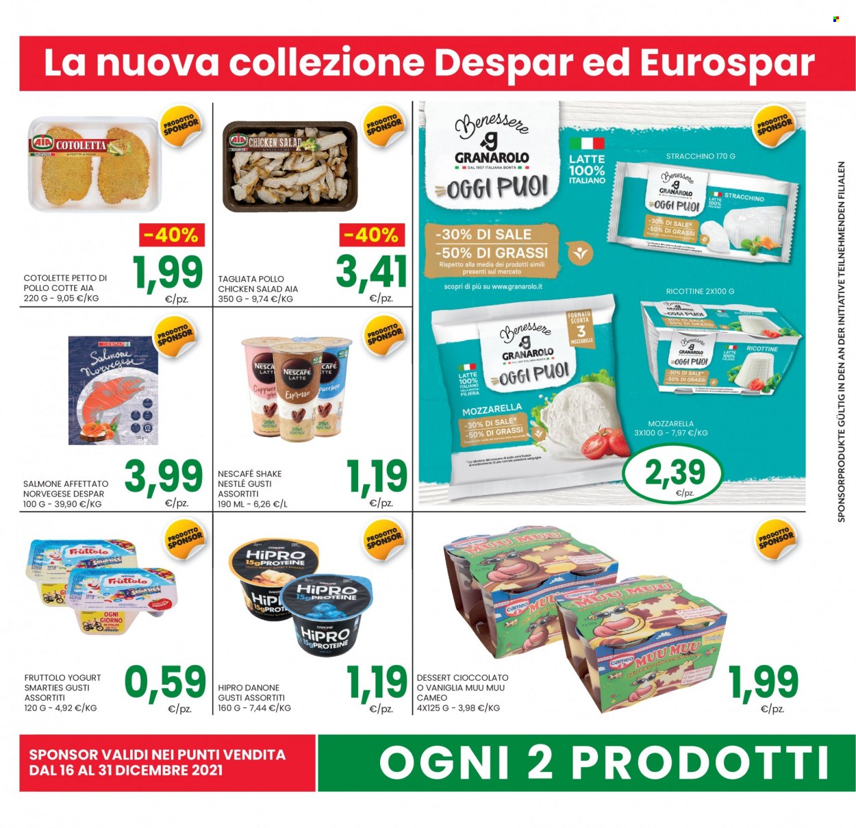 Volantino Eurospar - 16/12/2021 - 31/12/2021. Pagina 4