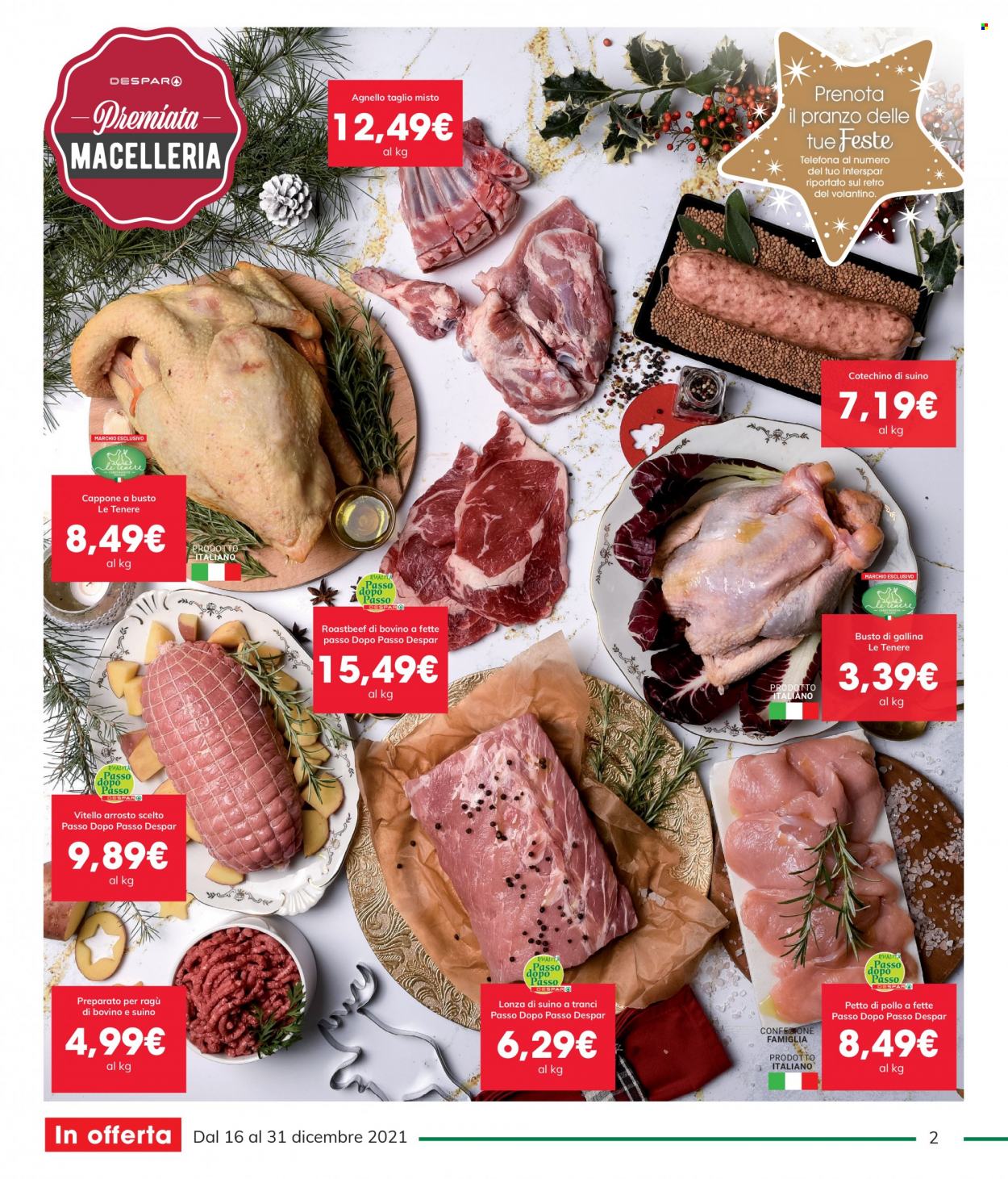 Volantino Interspar - 16/12/2021 - 31/12/2021. Pagina 2