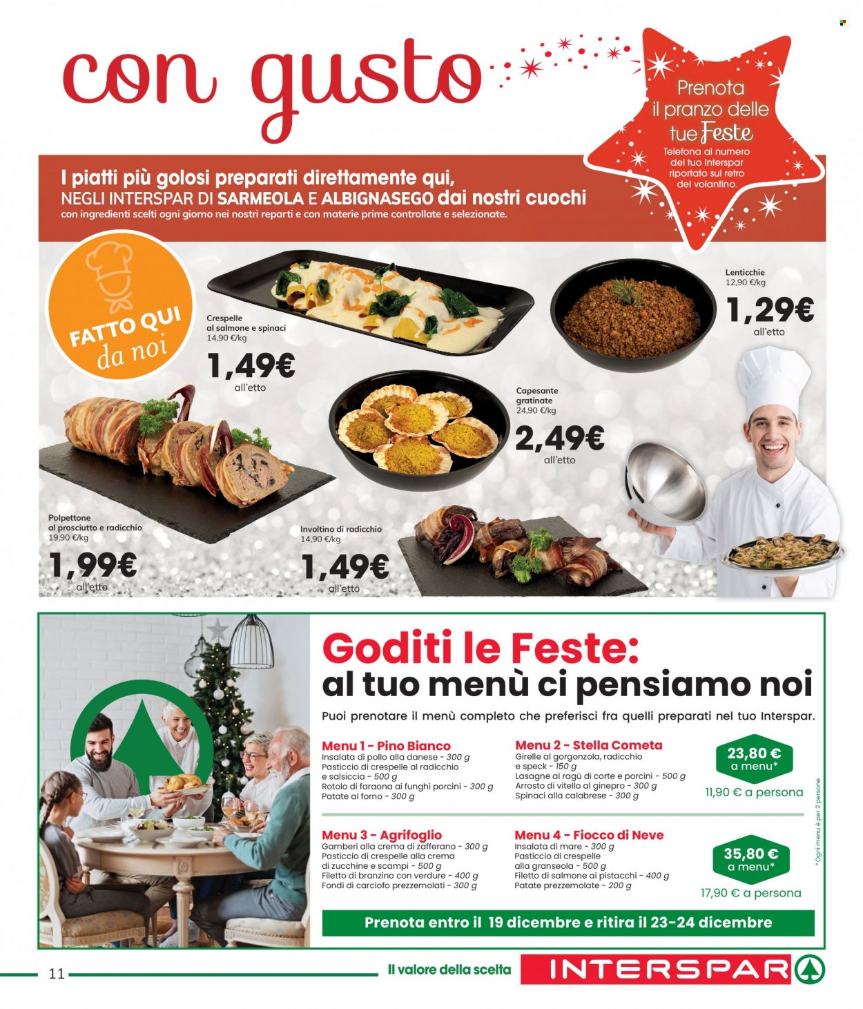 Volantino Interspar - 16/12/2021 - 31/12/2021. Pagina 11