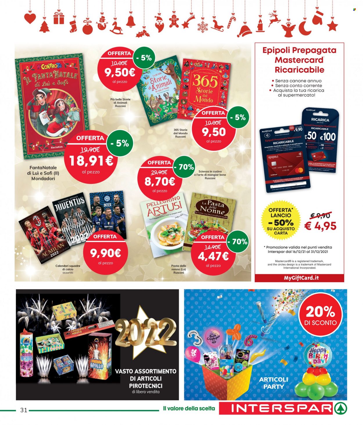 Volantino Interspar - 16/12/2021 - 31/12/2021. Pagina 31