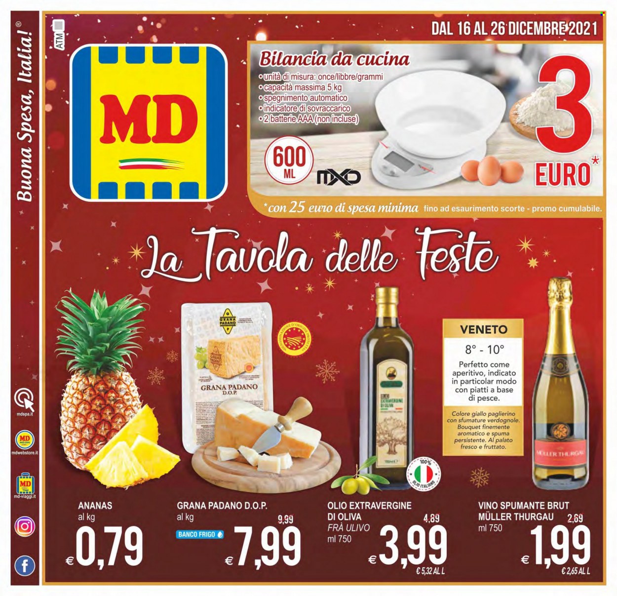 Volantino MD Discount - 16/12/2021 - 26/12/2021. Pagina 1