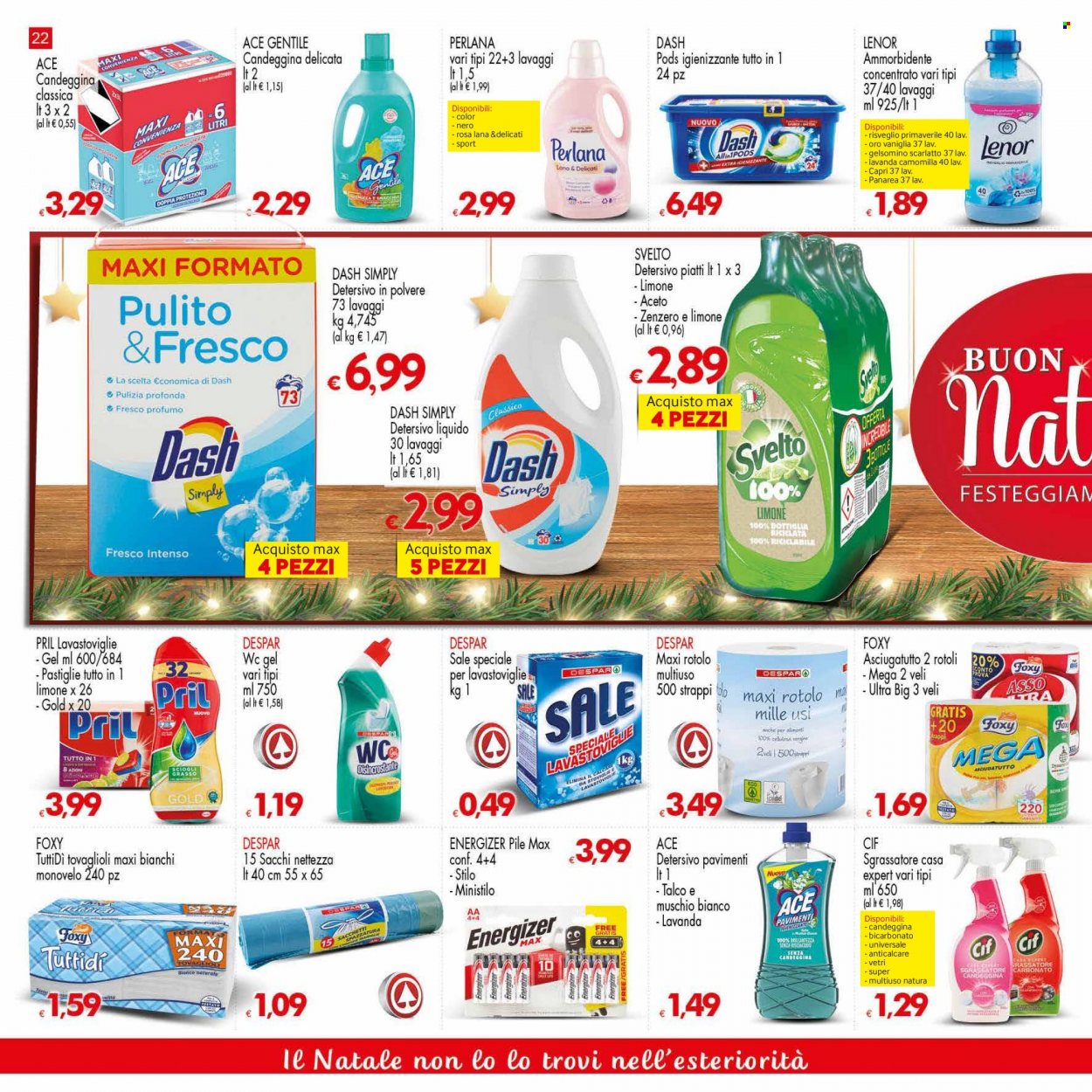 Volantino Eurospar - 16/12/2021 - 27/12/2021. Pagina 22
