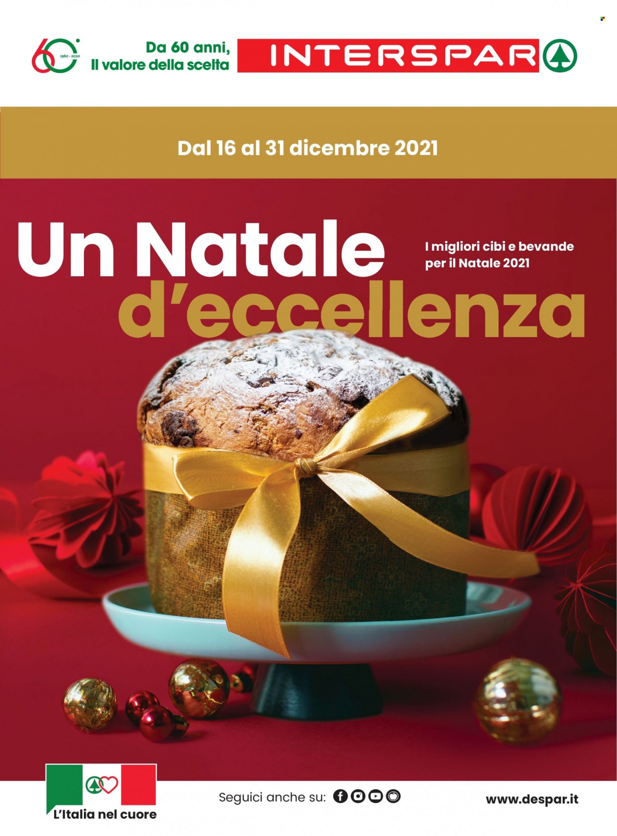 Volantino Interspar - 16/12/2021 - 31/12/2021. Pagina 1