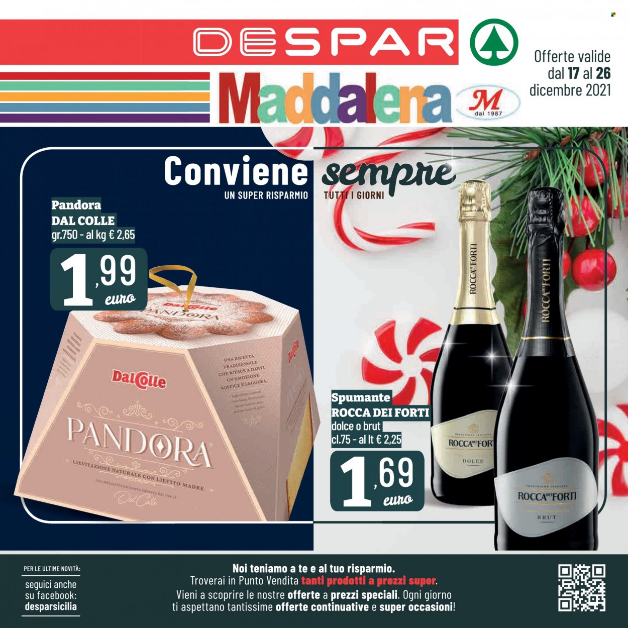 Volantino Despar - 17/12/2021 - 26/12/2021. Pagina 1