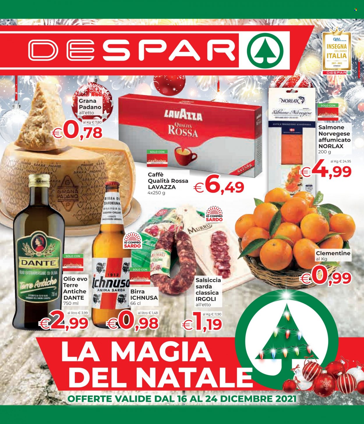 Volantino Despar - 16/12/2021 - 24/12/2021. Pagina 1
