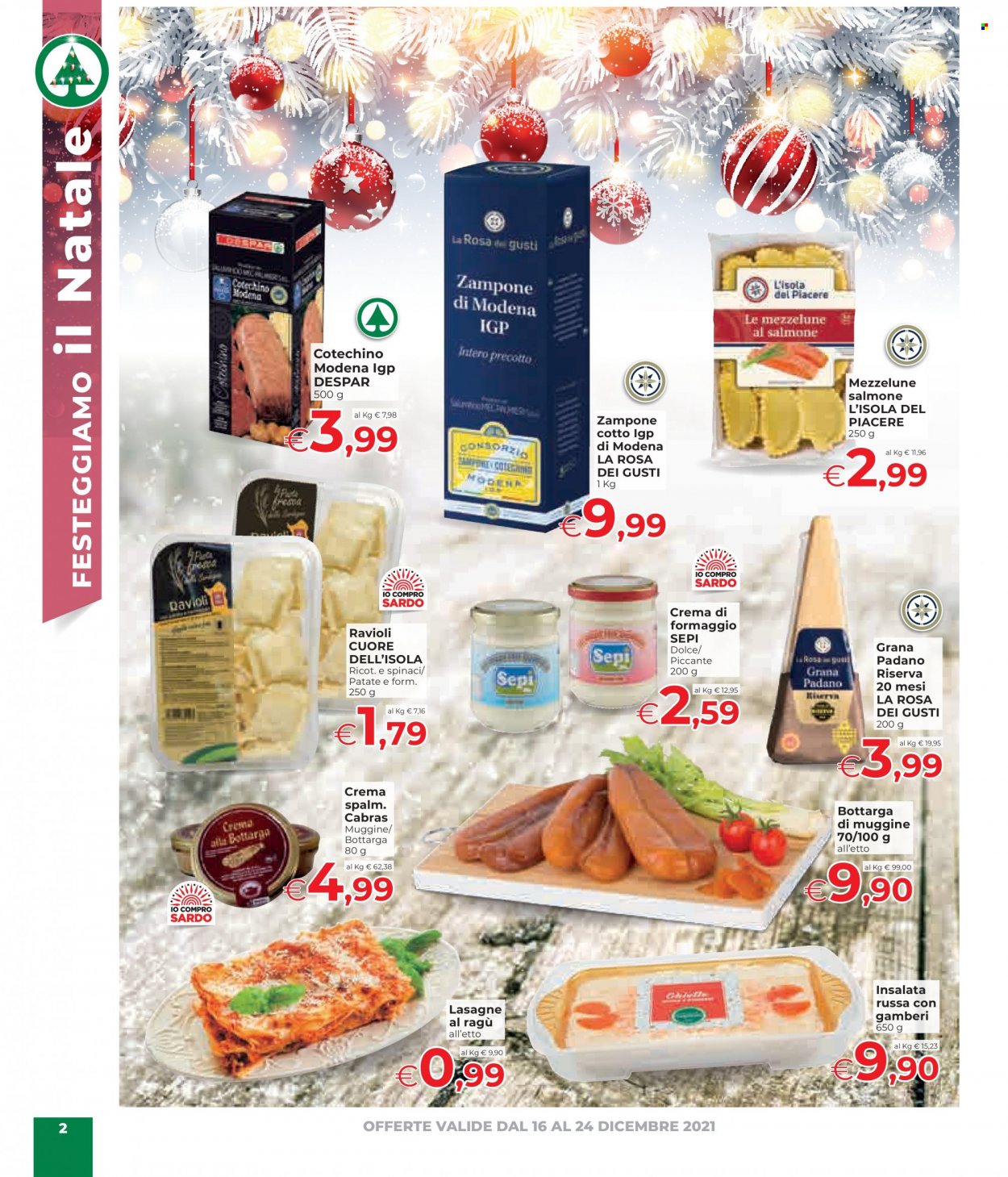 Volantino Despar - 16/12/2021 - 24/12/2021. Pagina 2