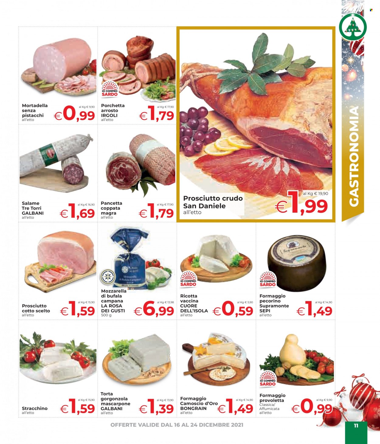 Volantino Eurospar - 16/12/2021 - 24/12/2021. Pagina 11