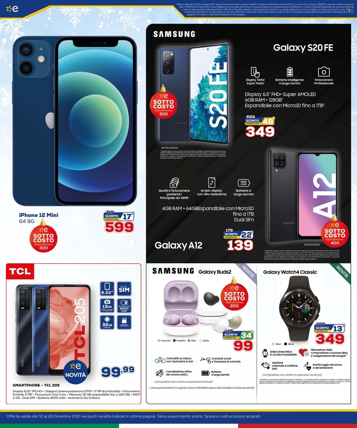 Volantino Euronics - 10/12/2021 - 24/12/2021. Pagina 4