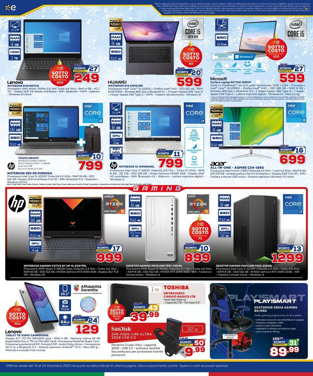 Volantino Euronics - 10/12/2021 - 24/12/2021. Pagina 14