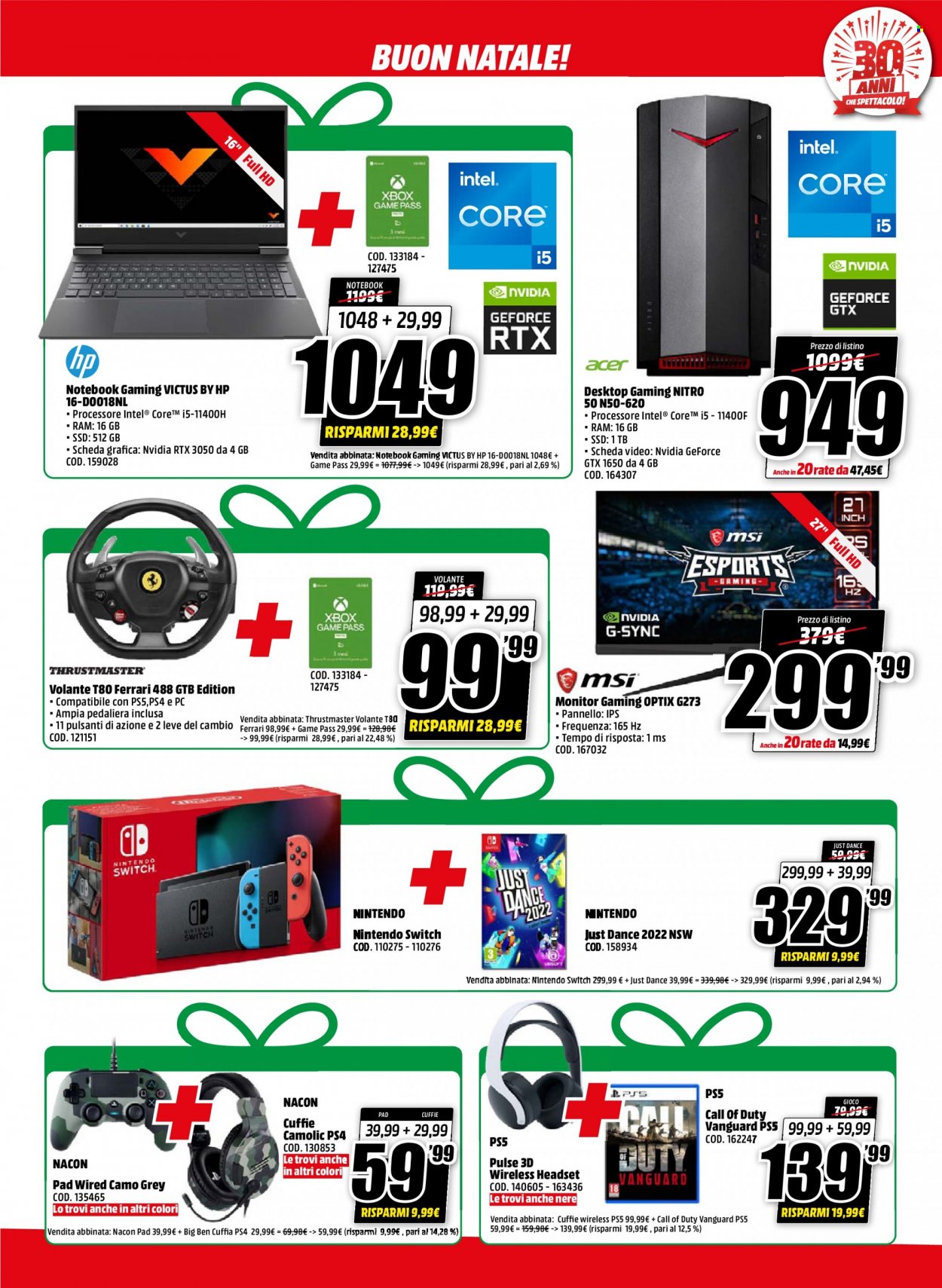 Volantino MediaWorld - 20/12/2021 - 24/12/2021. Pagina 7