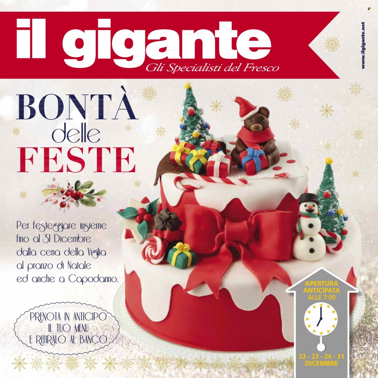 Volantino Il Gigante - 20/12/2021 - 31/12/2021. Pagina 1