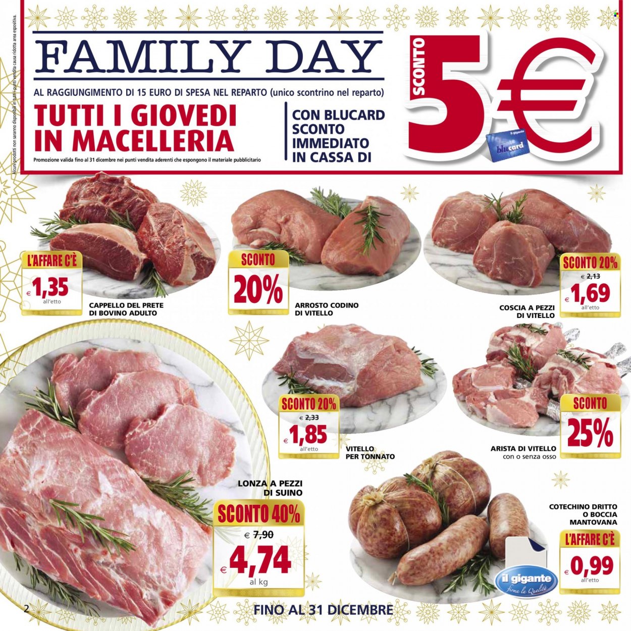 Volantino Il Gigante - 20/12/2021 - 31/12/2021. Pagina 2