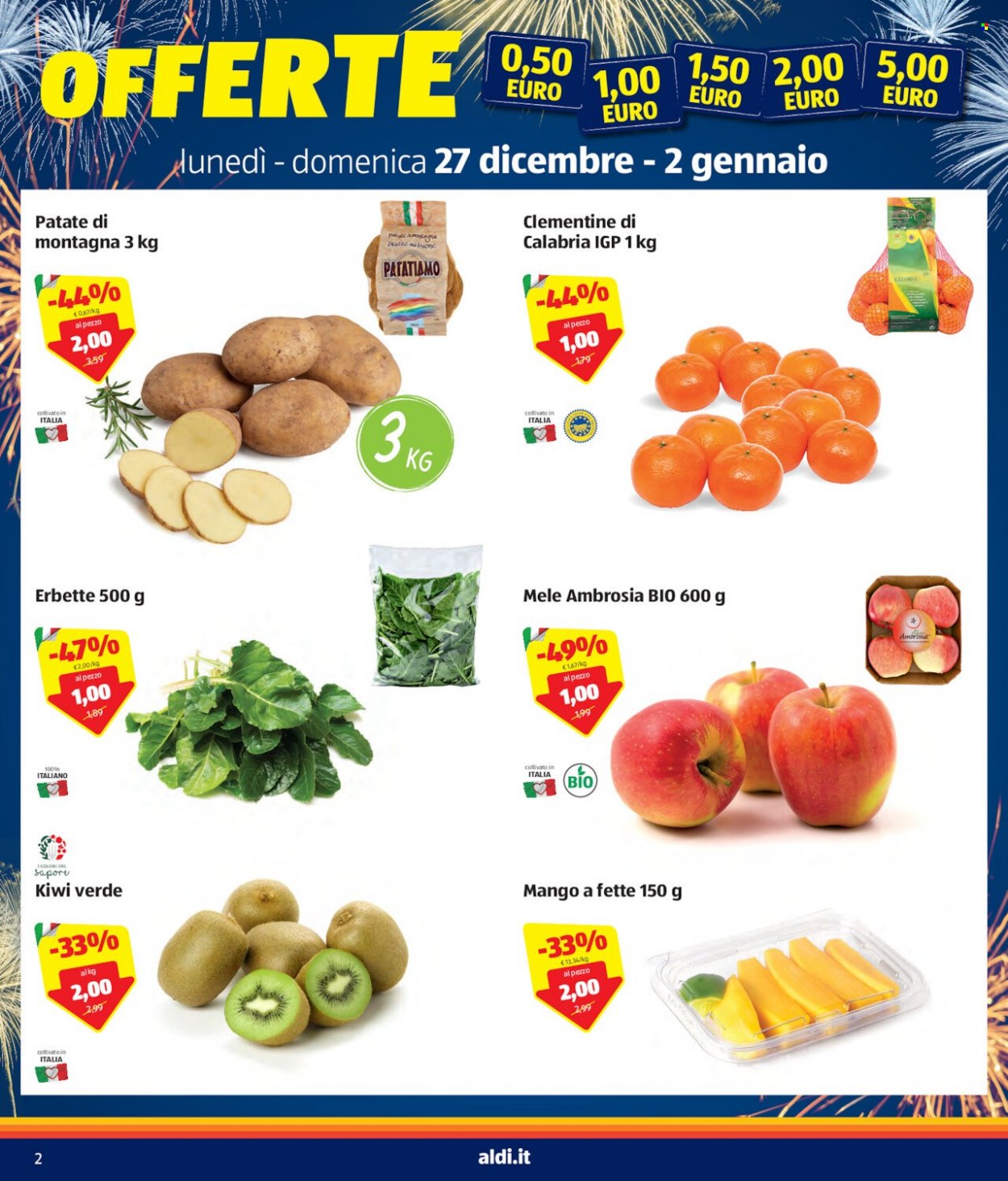 Volantino Aldi - 27/12/2021 - 2/1/2022. Pagina 2