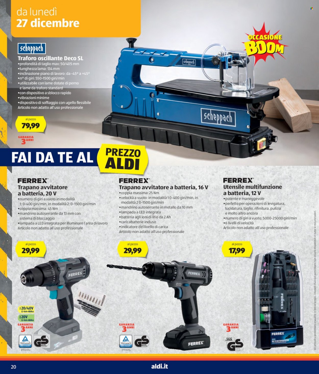 Volantino Aldi - 27/12/2021 - 2/1/2022. Pagina 20