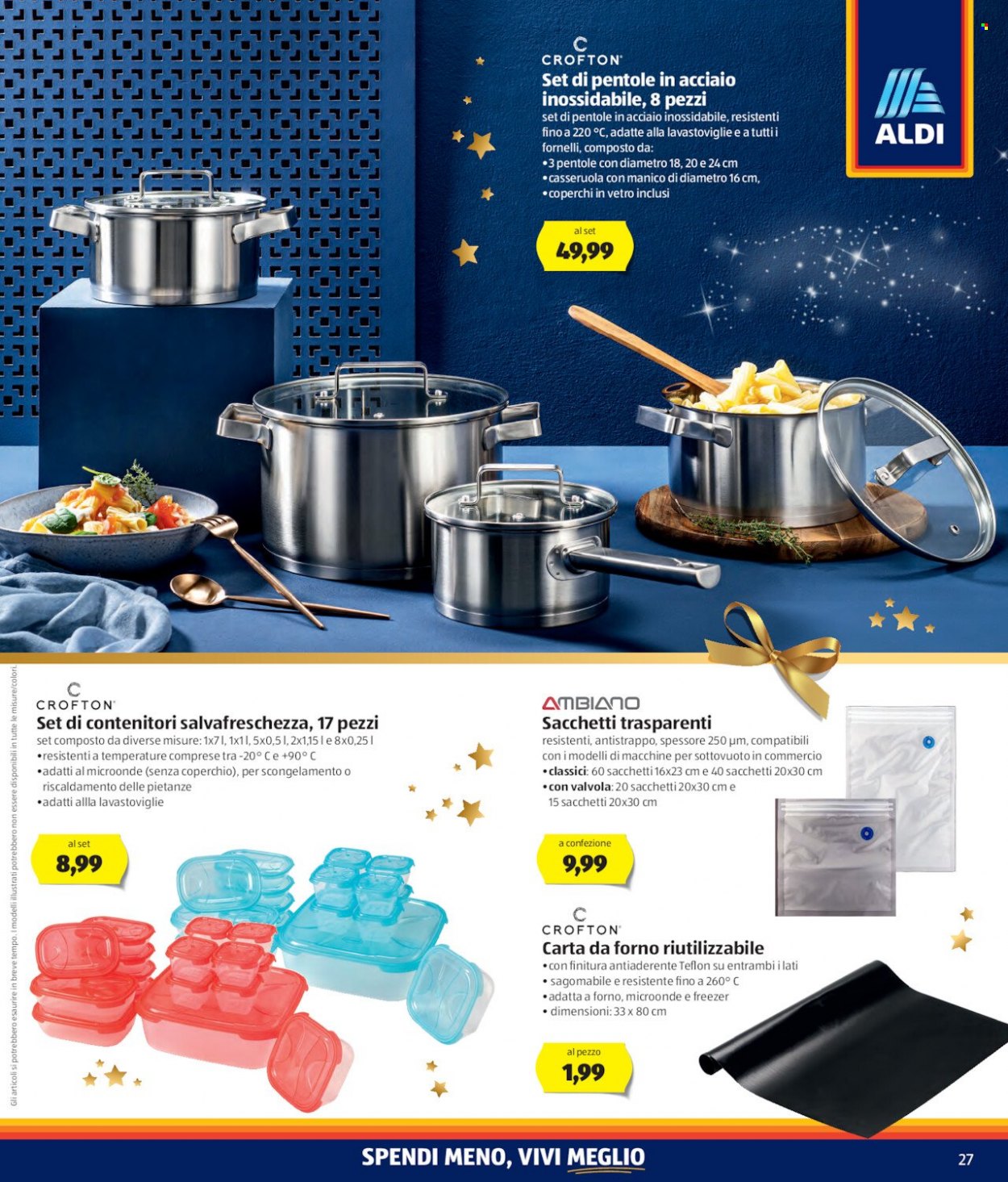 Volantino Aldi - 27/12/2021 - 2/1/2022. Pagina 27