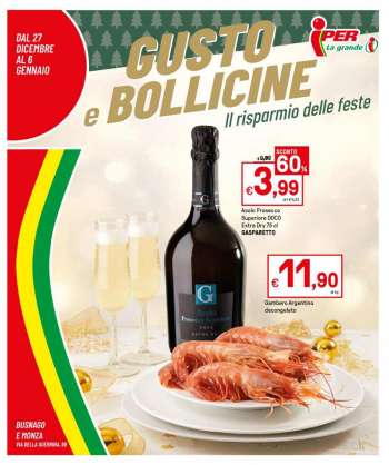 Volantino Iper, La grande i - 27/12/2021 - 6/1/2022.