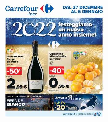 Volantino Carrefour - 27/12/2021 - 6/1/2022.