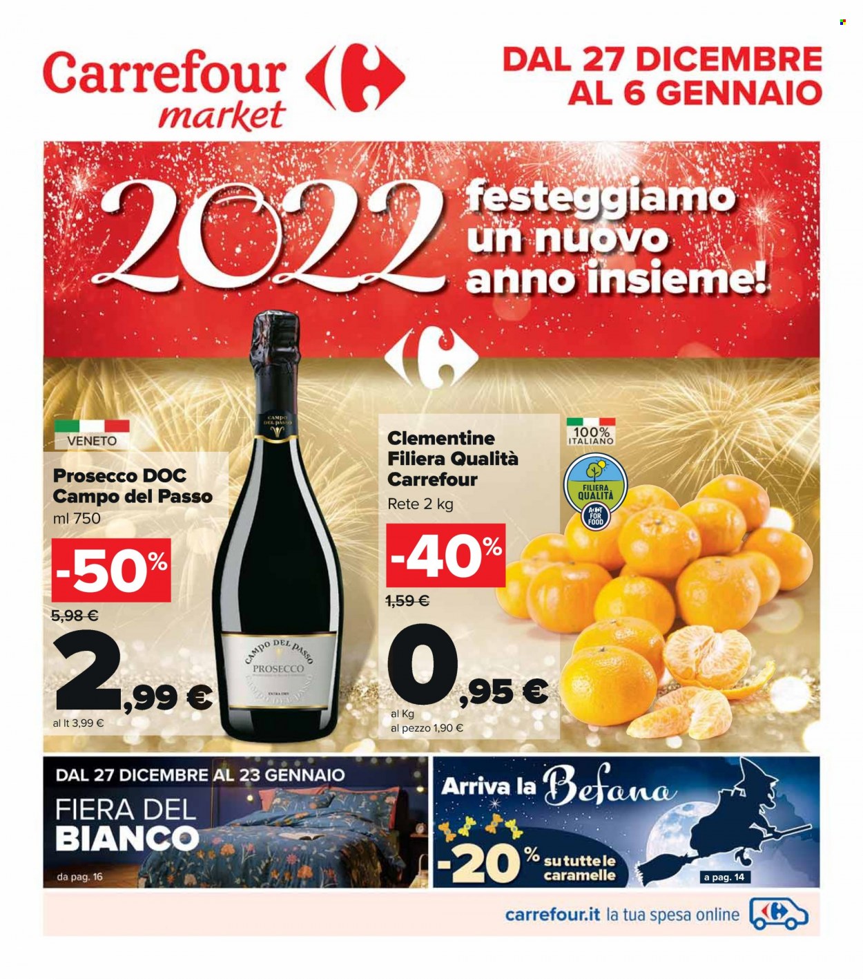 Leták Carrefour - 27.12.2021 - 6.1.2022. Strana 1