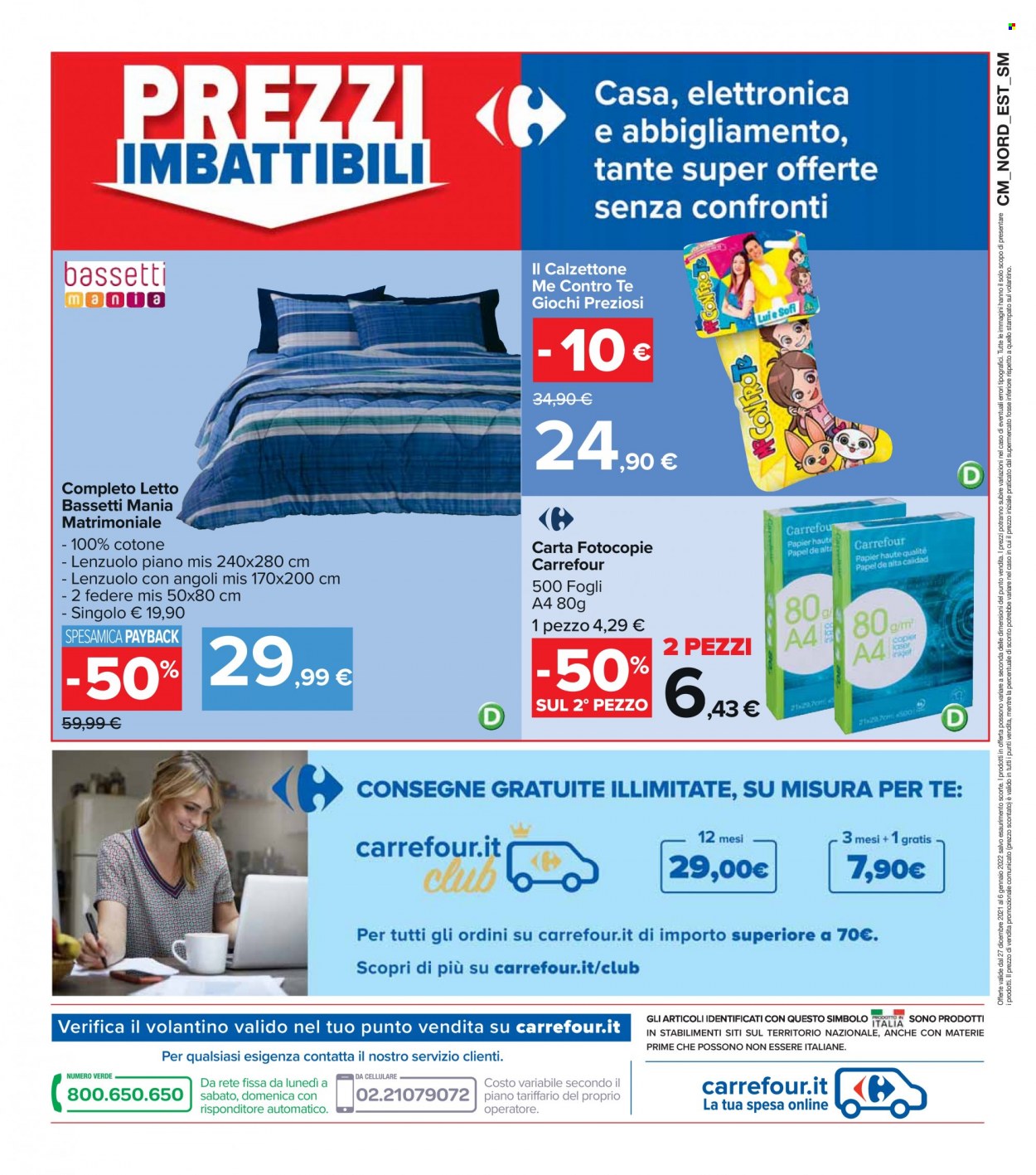 Volantino Carrefour - 27/12/2021 - 6/1/2022. Pagina 28