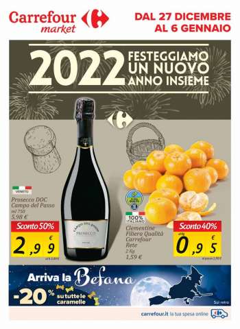 Volantino Carrefour - 27/12/2021 - 6/1/2022.