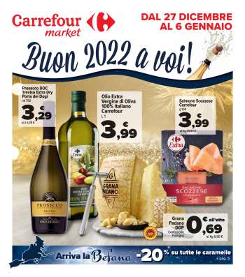 Volantino Carrefour - 27/12/2021 - 6/1/2022.