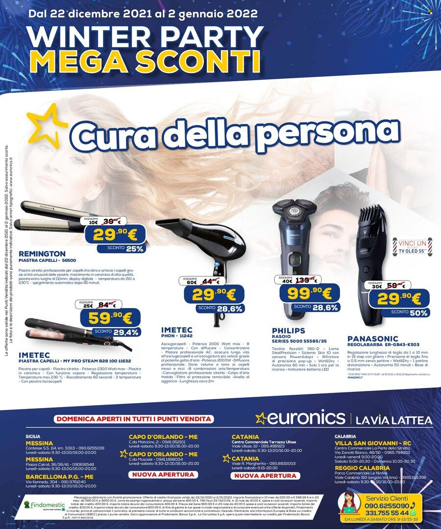 Volantino Euronics - 22/12/2021 - 2/1/2022. Pagina 34