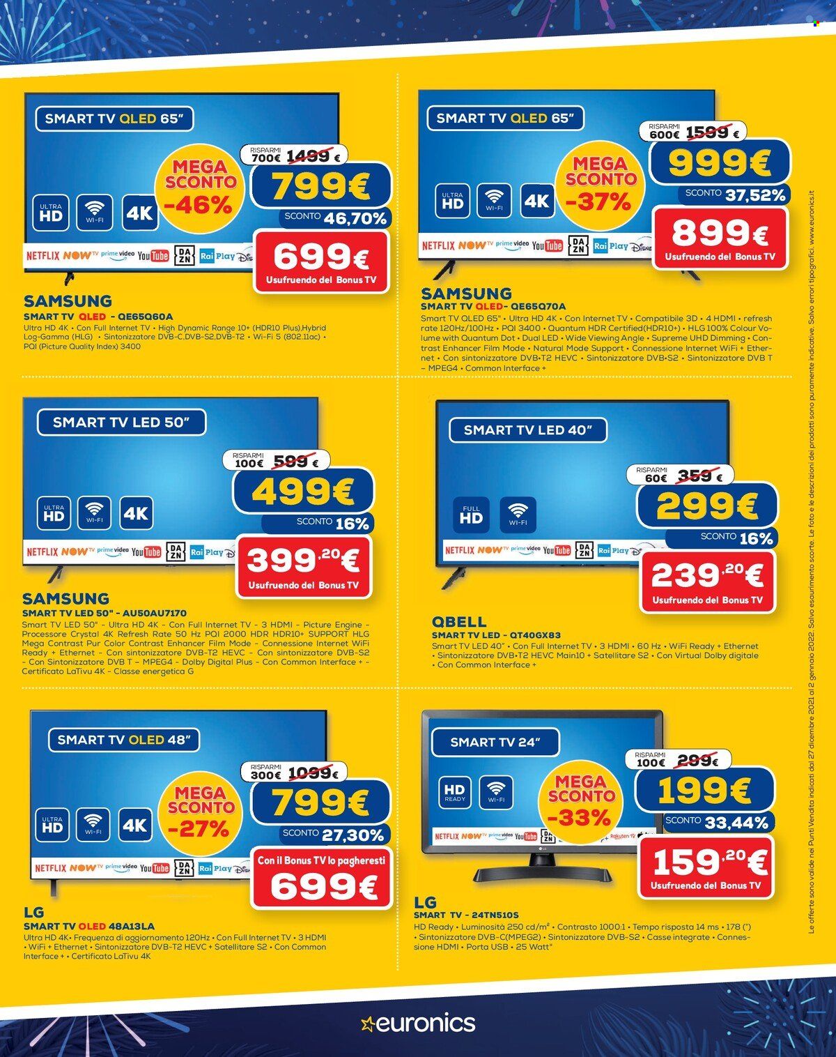 Volantino Euronics - 27/12/2021 - 2/1/2022. Pagina 3
