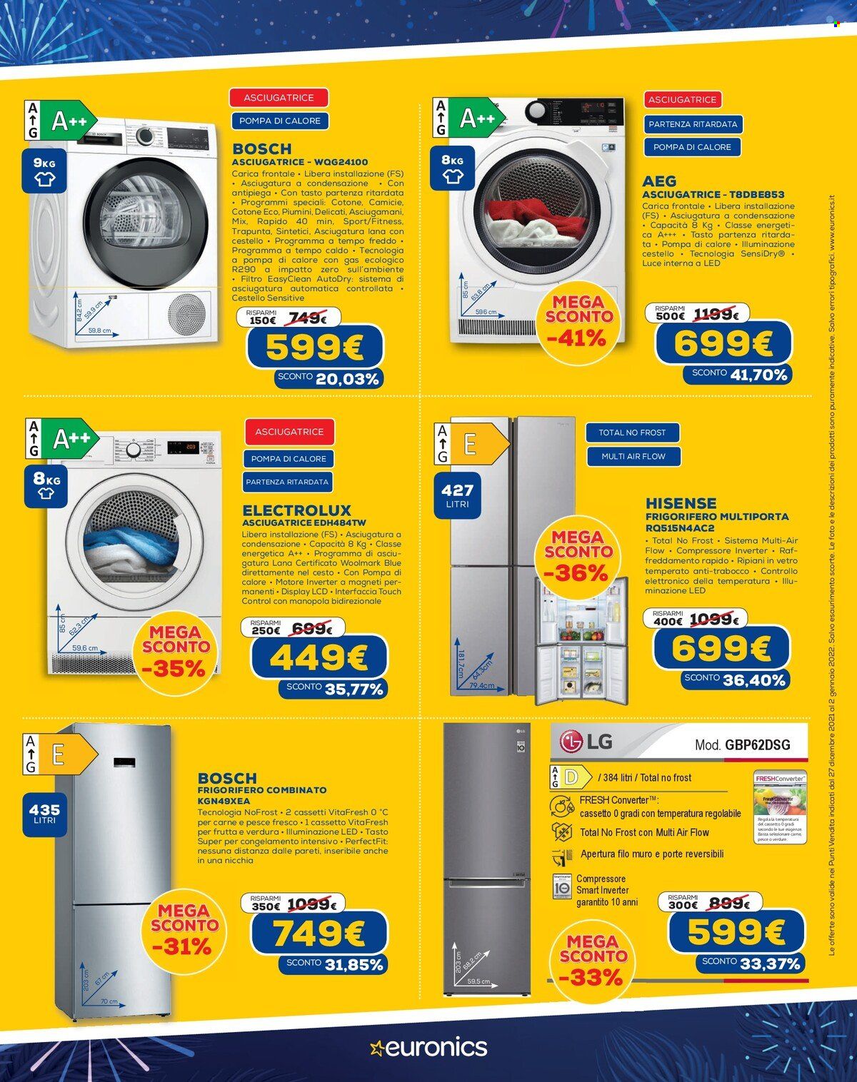 Volantino Euronics - 27/12/2021 - 2/1/2022. Pagina 13