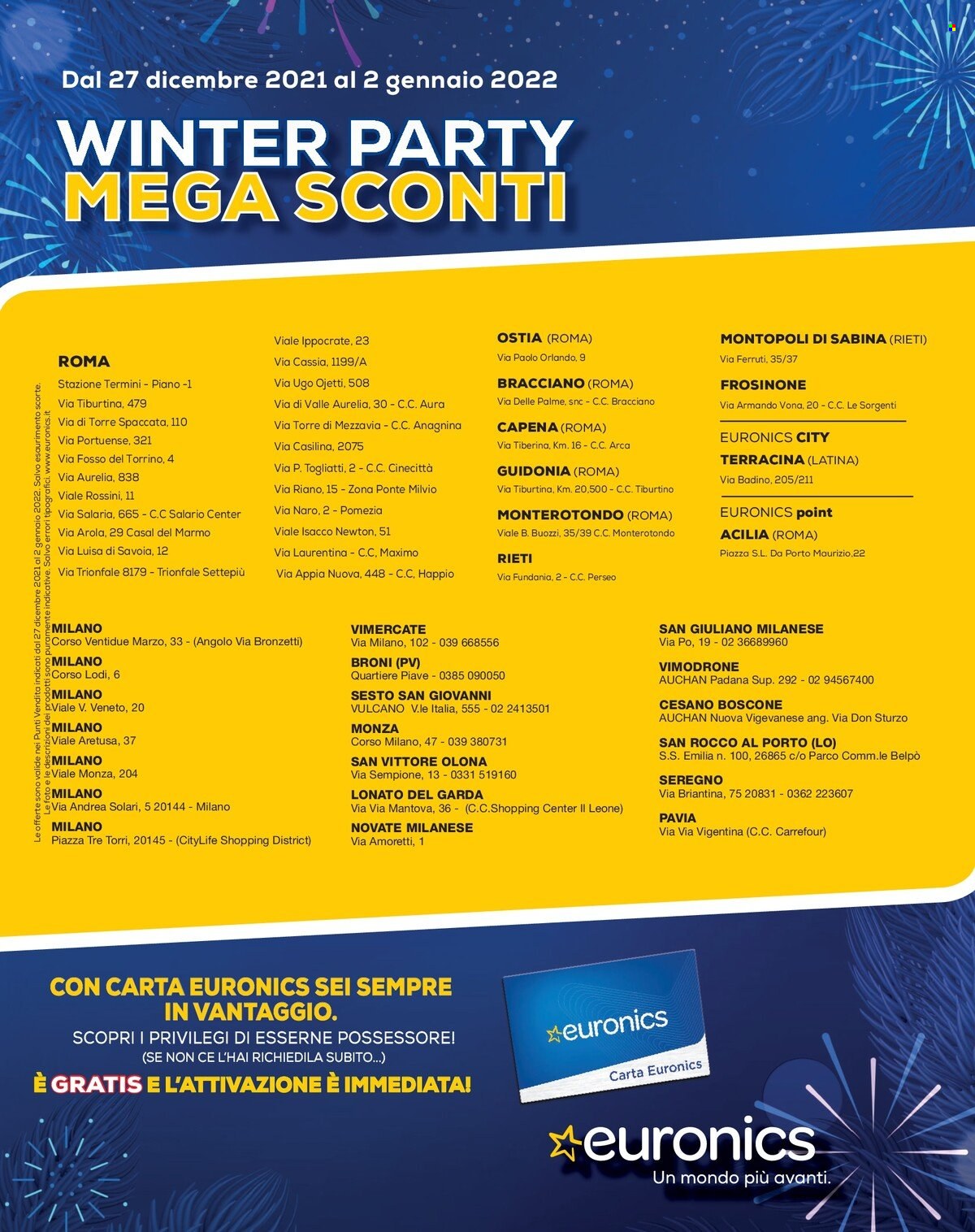 Volantino Euronics - 27/12/2021 - 2/1/2022. Pagina 19