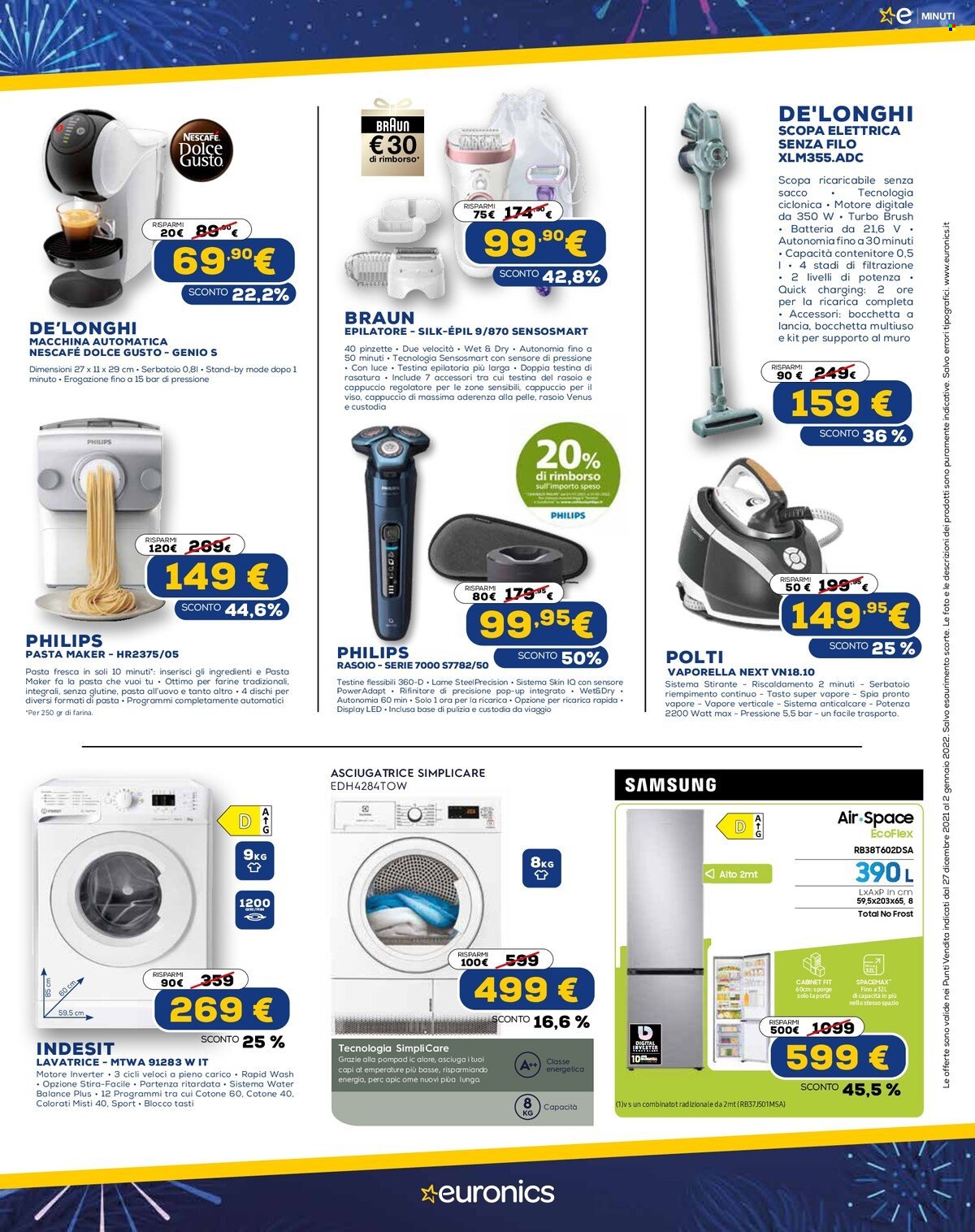 Volantino Euronics - 27/12/2021 - 2/1/2022. Pagina 5