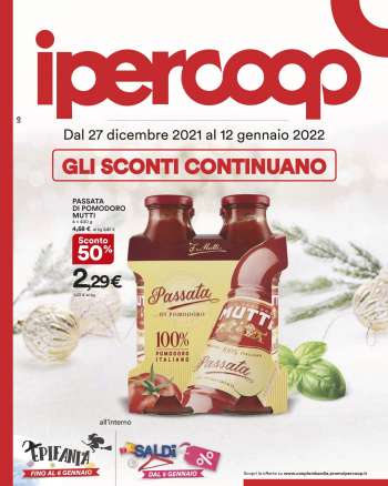 Volantino Coop - 27/12/2021 - 12/1/2022.